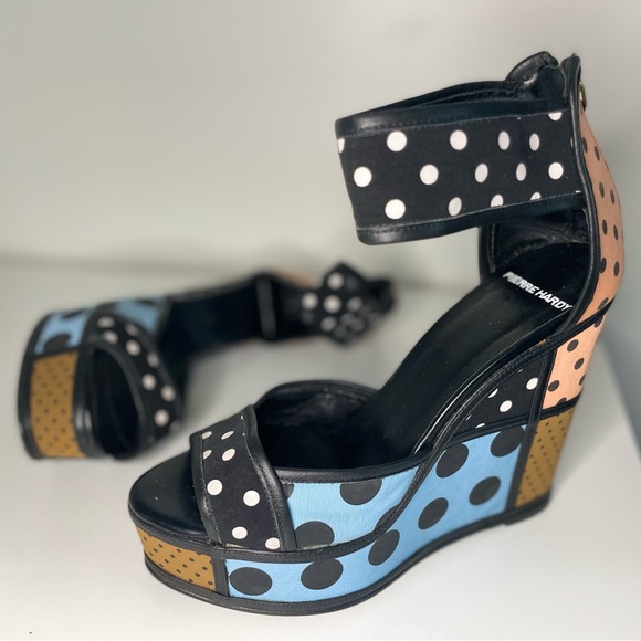 PIERRE HARDY Multicolored Polka Dot Wedge - Picture 8 of 8